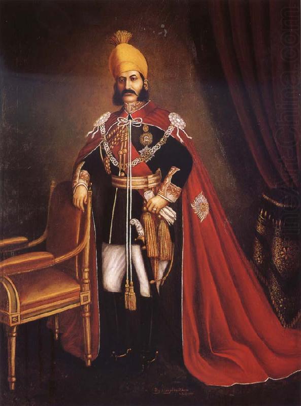Maujdar Khan Hyderabad Nawab Sir Mahbub Ali Khan Bahadur Fateh Jung of Hyderabad and Berar china oil painting image